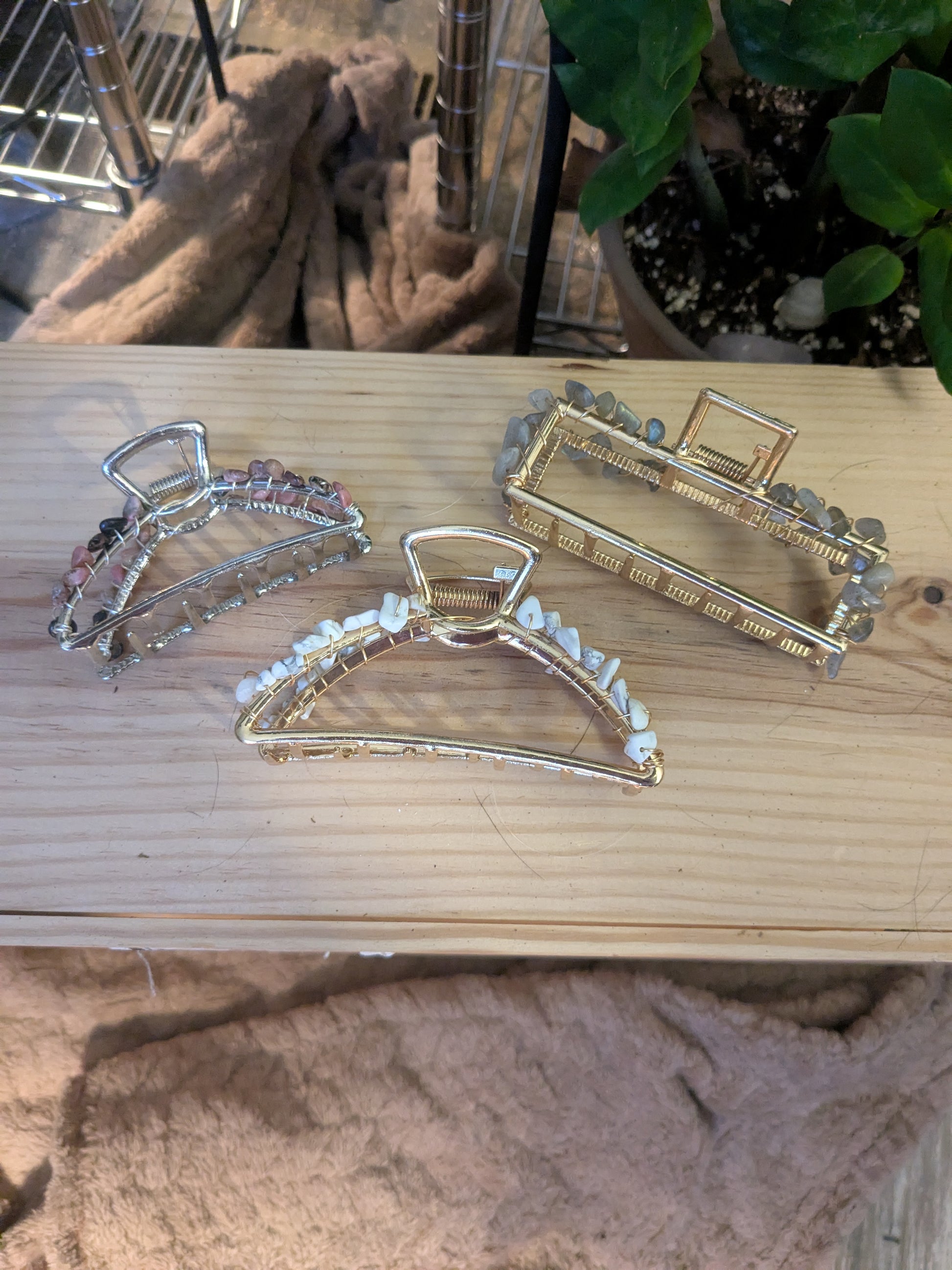 Wire Wrapped Claw Clips